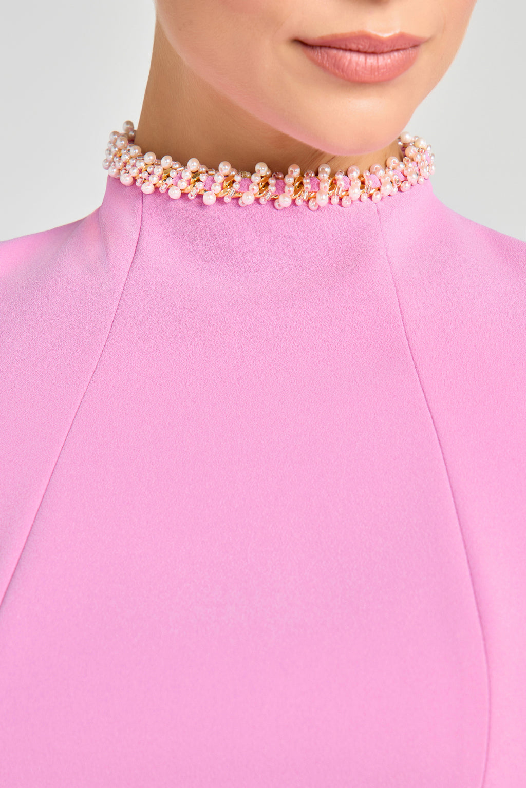 SIMONE Pembe Mini Elbise