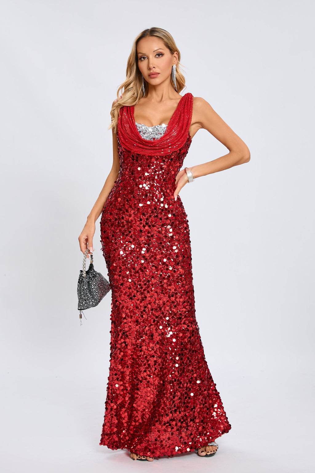 Maisie Ruby Radiance Payet Maxi Elbise