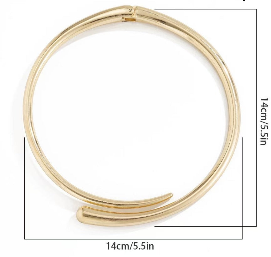 Su Damlası Açık Choker