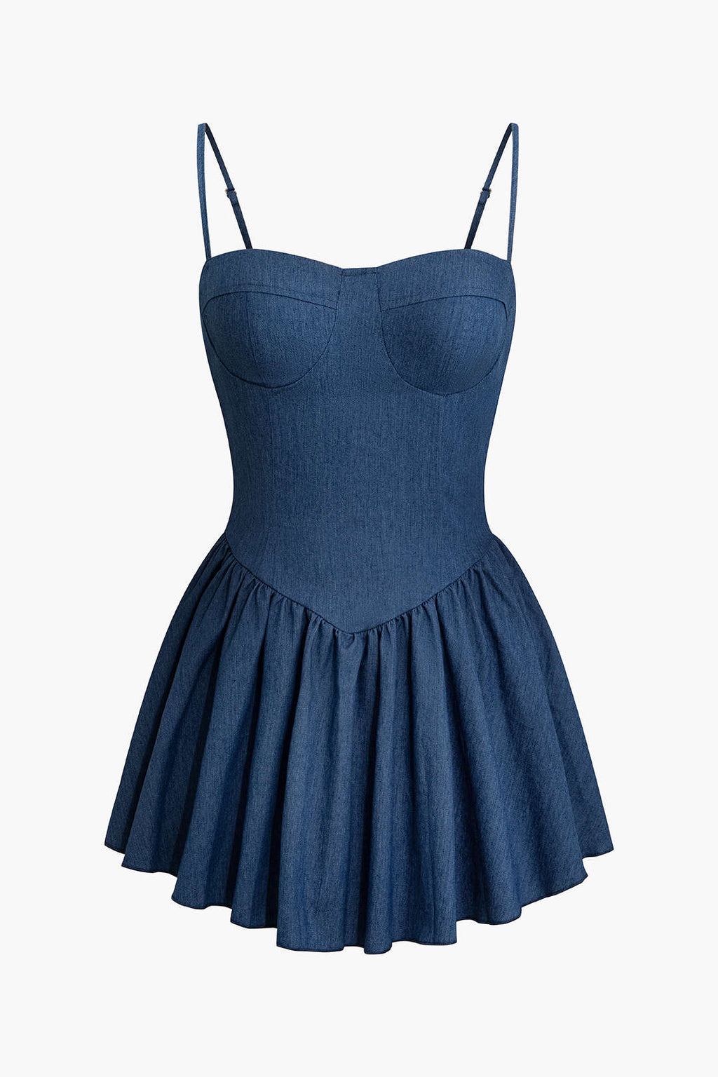 Indigo Belle Denim Mini Elbise