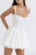 Lace Slip Mini Elbise