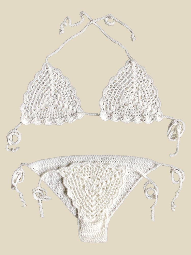 Janice El Yapımı Tığ İşi Tarak Bikini