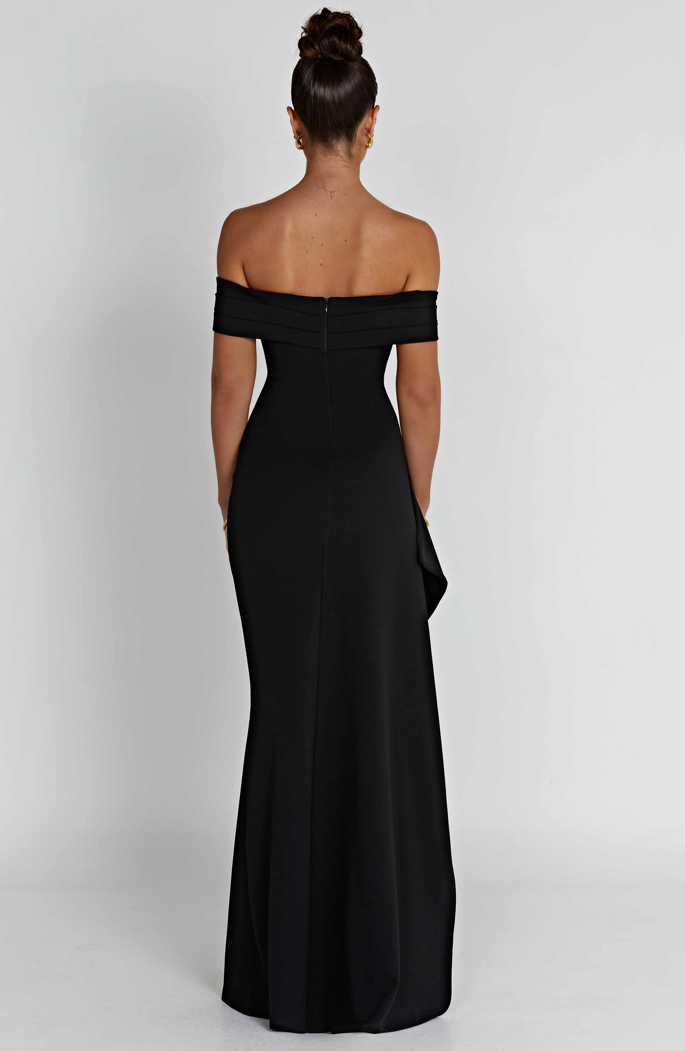 Joyce Maxi Elbise - Siyah
