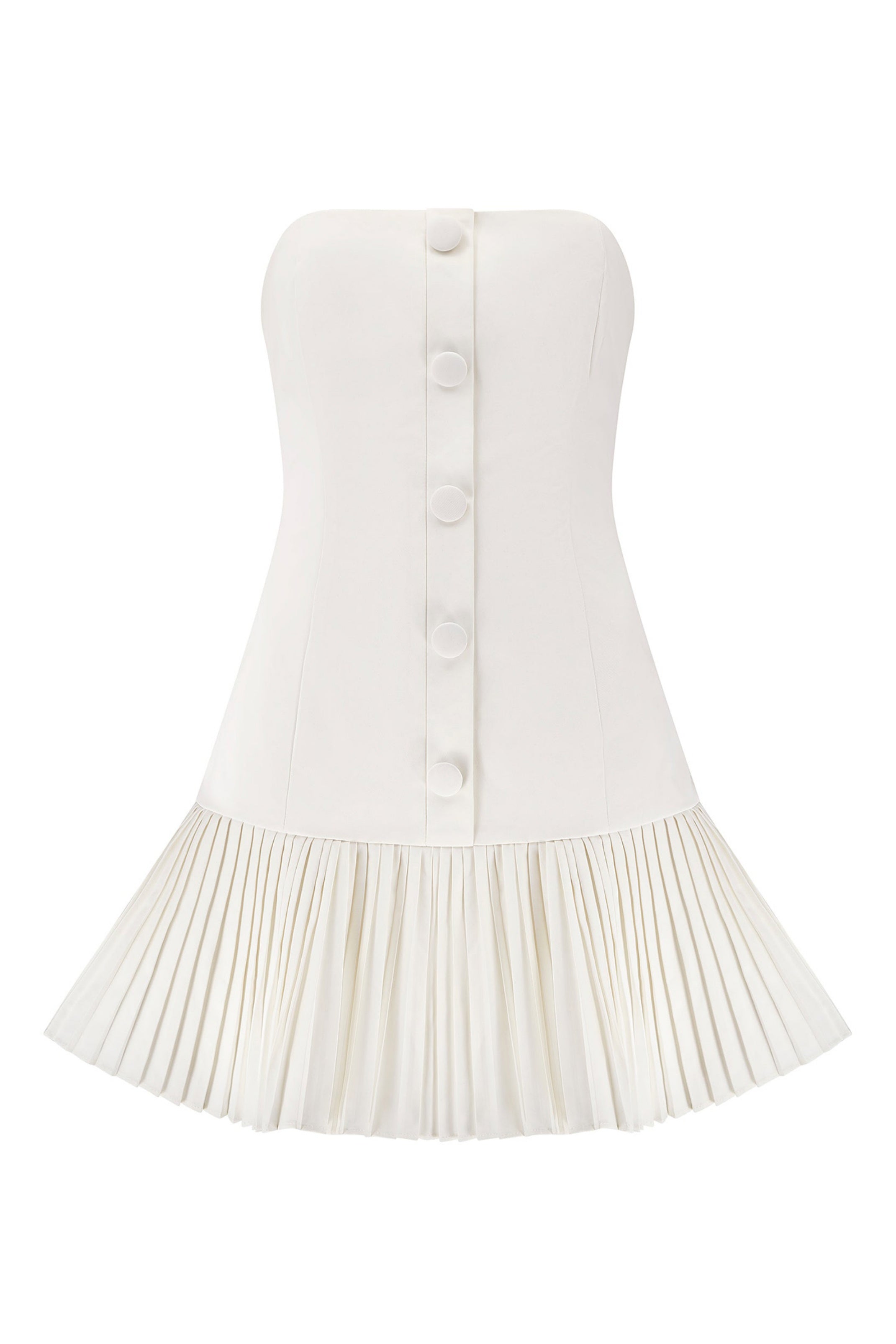 Janet Straplez Piliseli Mini Elbise